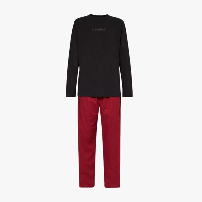 Calvin Klein cotton-jersey pyjamas
