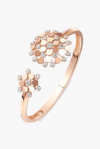 Chaumet Bee My Love rose gold and diamond bracelet