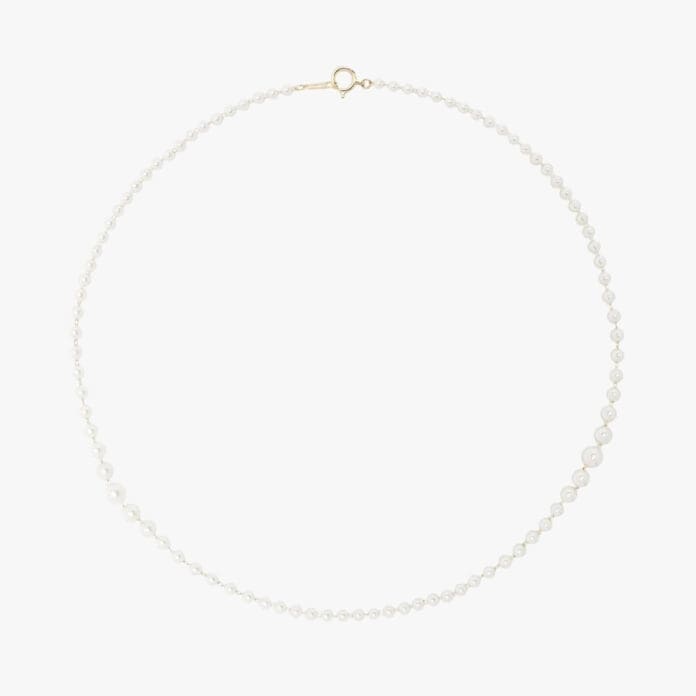 Mizuki 14kt yellow gold Sea Of Beauty Akoya pearl necklace