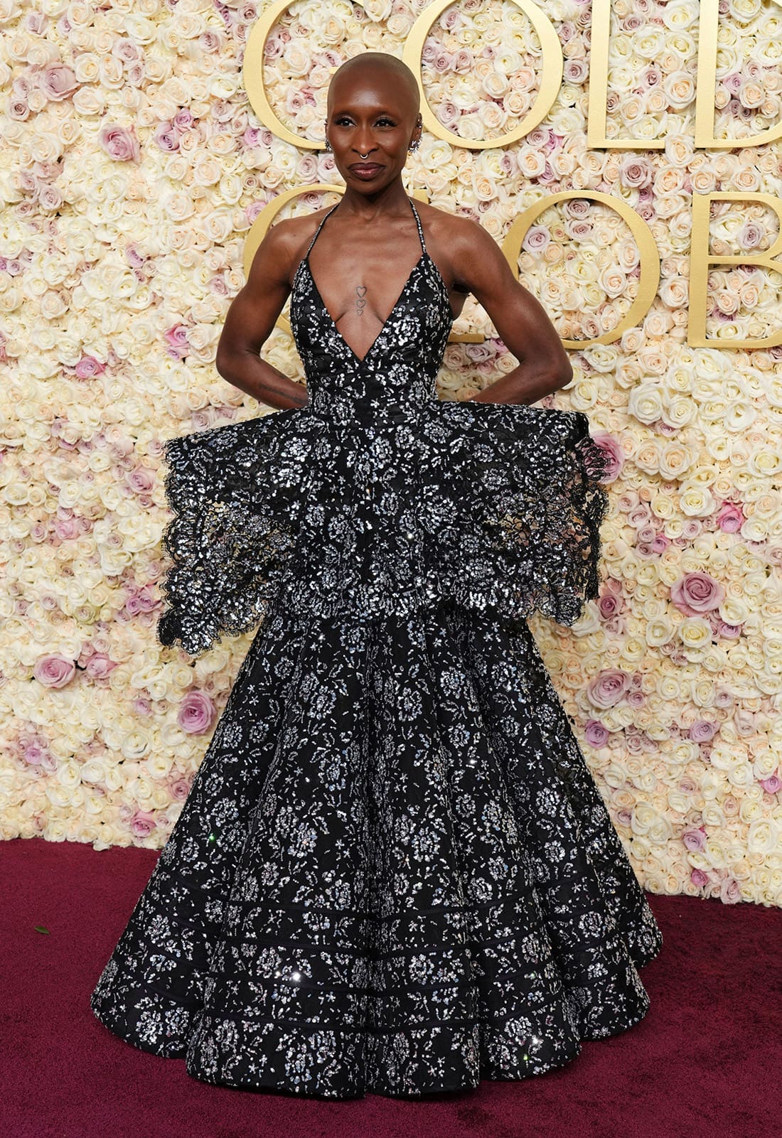 cynthia erivo golden glboes 2025