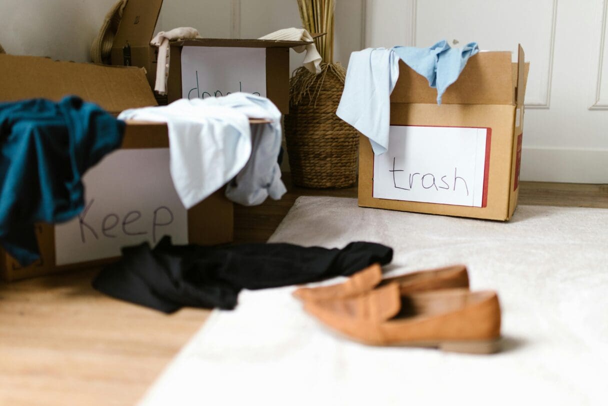 decluttering