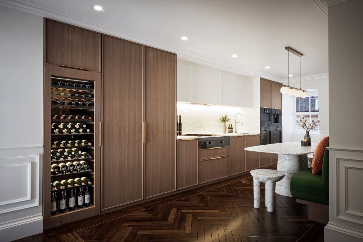 6 charles street flat kitchen