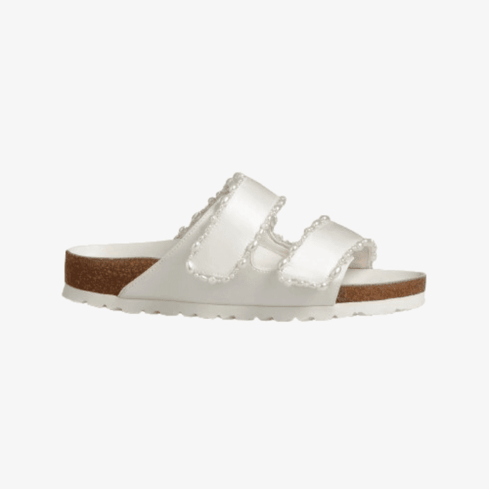 Birkenstock X Danielle Frankel Arizona pearls