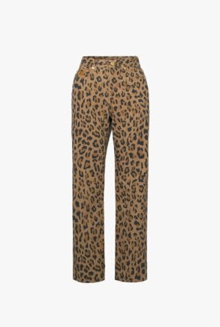 Blaze Milano Simba Paso leopard-print jeans
