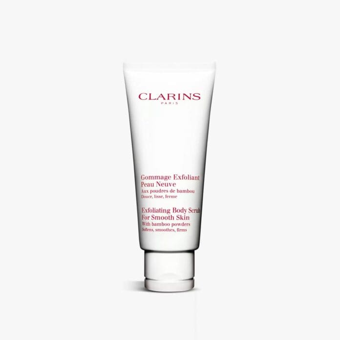 Clarins exfoliating body scrub
