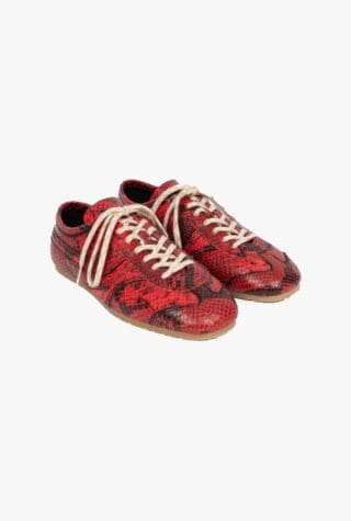 Dries Van Noten Dustoni snakeskin sneakers