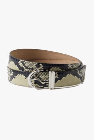 Khaite snake-effect belt