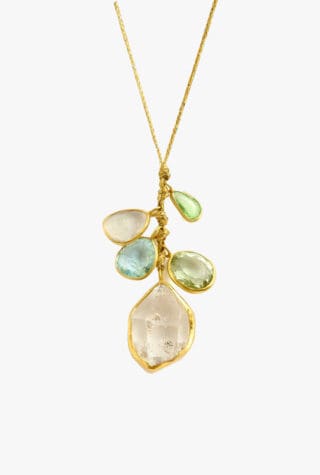 Pippa Small 18kt Gold Mixed Stones Cluster