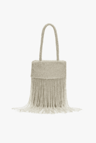 Reformation Valentina Mini Beaded Bag