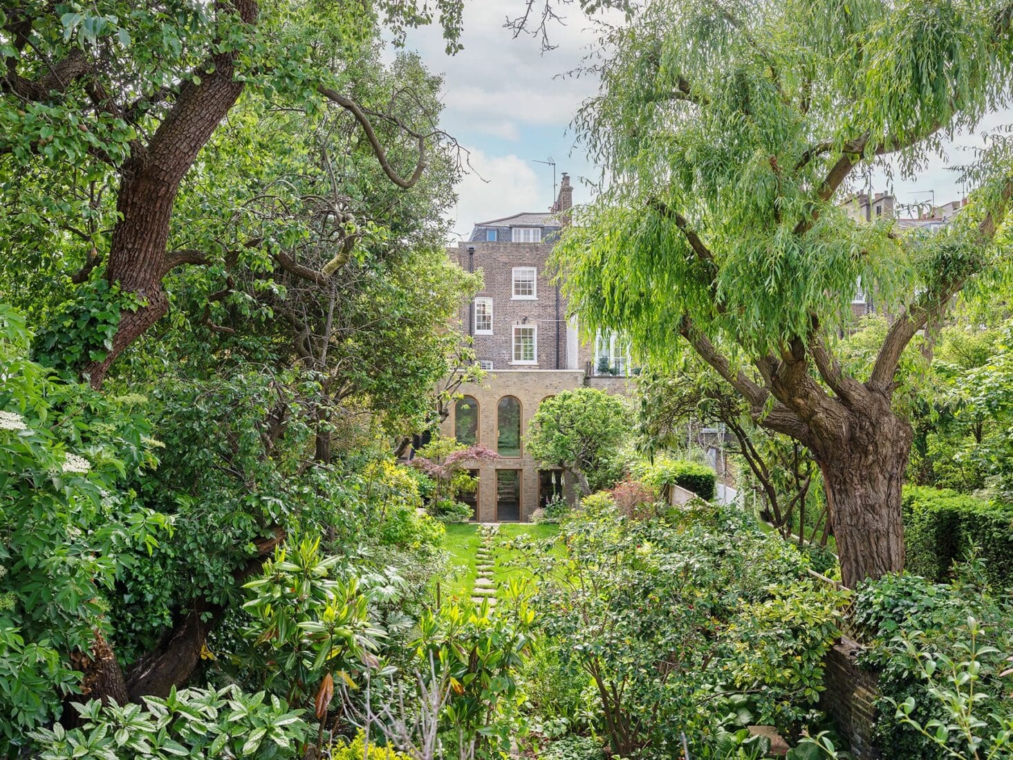 london homes with gardens for sale