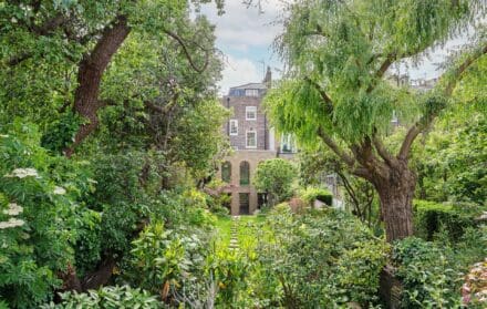 london homes with gardens for sale