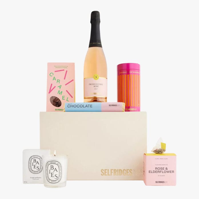 selfridges valentine's hamper