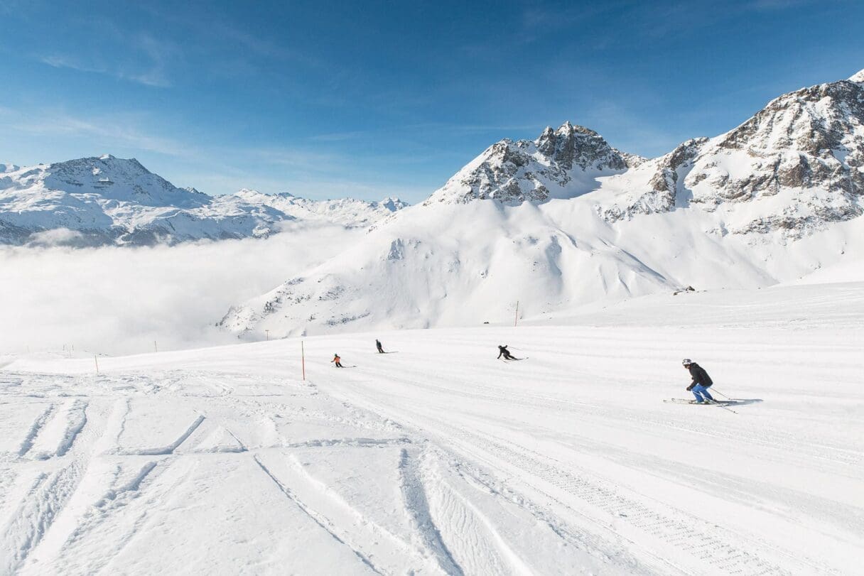 skiing st moritz