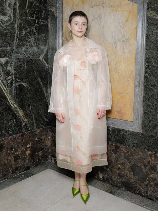 Thomasin McKenzie at Simone Rocha