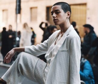 oversized trouser suit