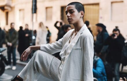 oversized trouser suit