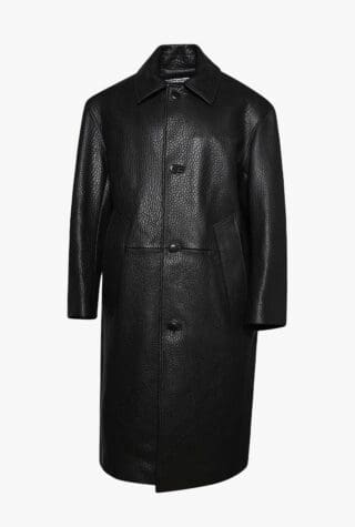 Alexander Wang leather coat 
