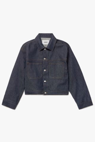 Agolde Blaze Oversized Cropped Denim Jacket