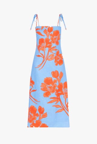 Cara Cara Chelsea linen midi dress