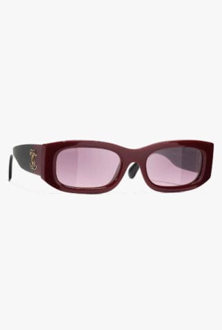 Chanel rectangle-frame sunglasses
