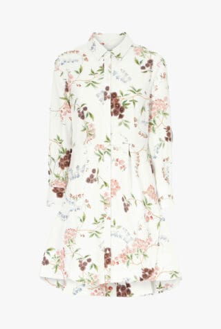 Erdem floral-print mini shirt dress