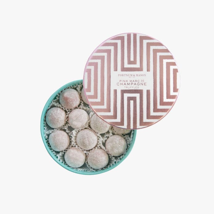 Fortnum & Mason Pink Marc de Champagne Chocolate Truffles