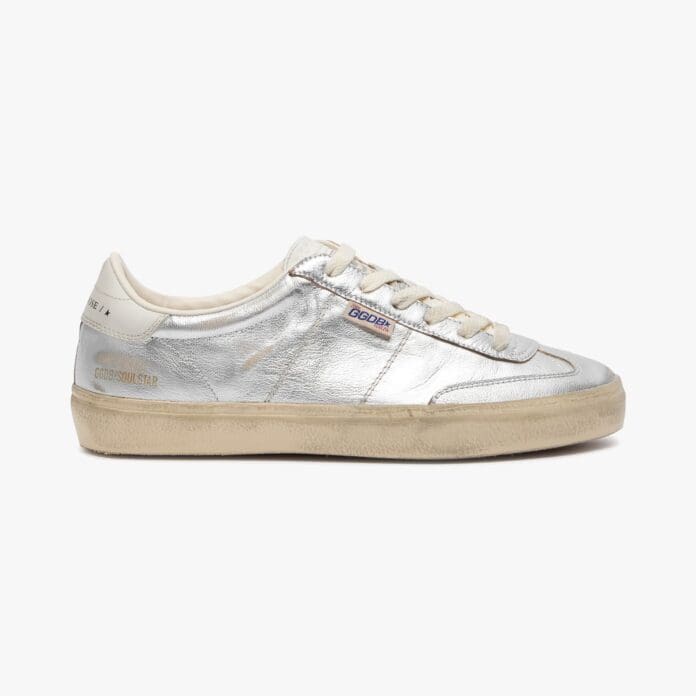 Golden Goose Soul Star metallic sneakers