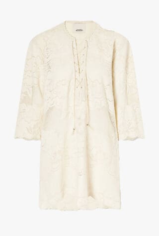 Isabel Marant Solara embroidered mini dress