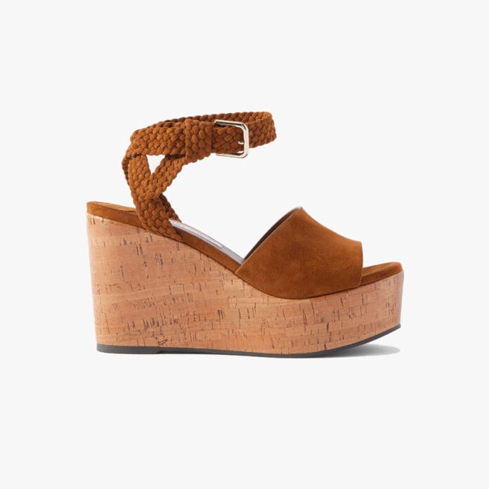 Jimmy Choo Jori suede wedge sandals