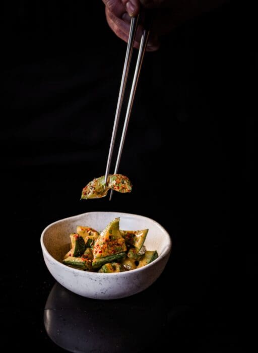 lucky cat kyoto cucumbers