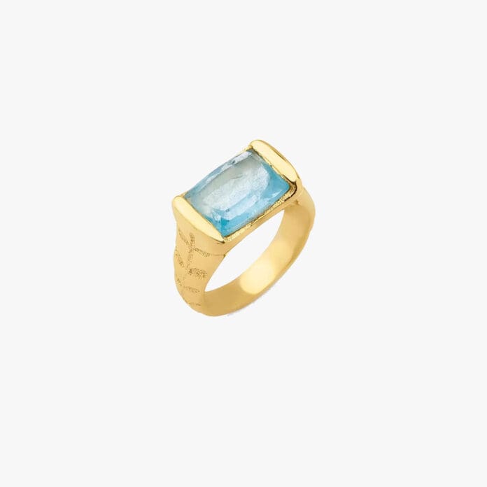 La Maison Couture Ece London Aquamarine Ring