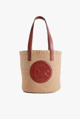 Chloé raffia bucket bag