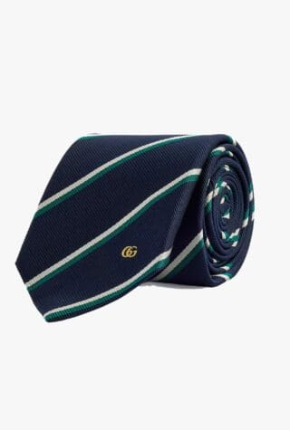 Gucci stripe silk tie