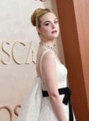 elle fanning oscars choker necklace