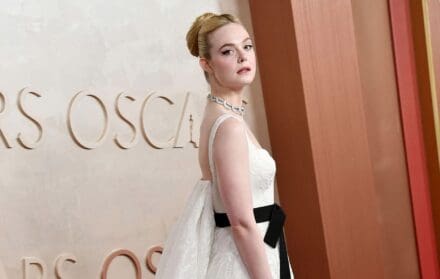 elle fanning oscars choker necklace