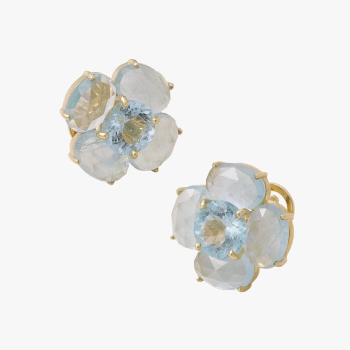 irene neuwirth floral earrings