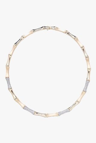 rainbow k bamboo necklace