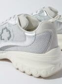 silver trainers maje