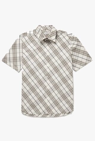 Burberry checked shirt