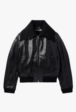 Our Legacy Pharos leather bomber jacket 