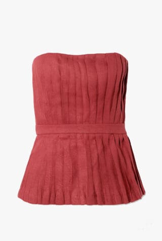 Andres Otalora Encantadora linen top