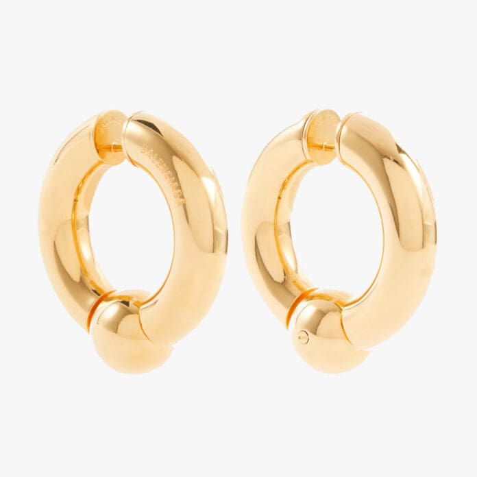 Balenciaga Mega hoop earrings