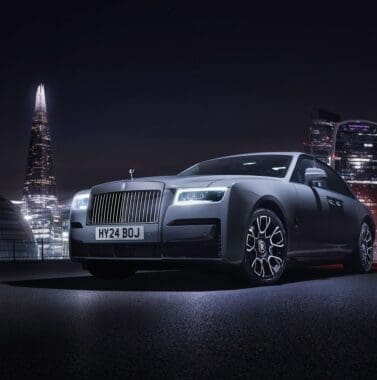 Rolls-Royce Black Badge Ghost London City Lights