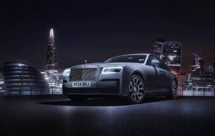 Rolls-Royce Black Badge Ghost London City Lights