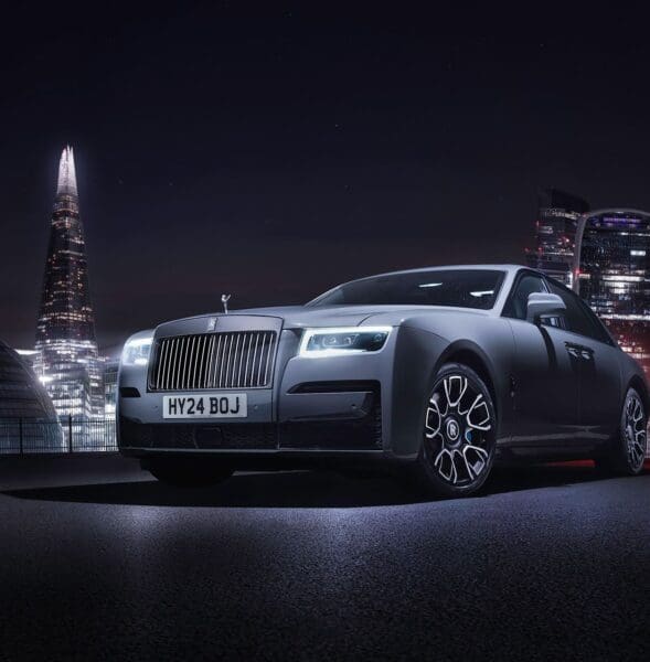 Rolls-Royce Black Badge Ghost London City Lights