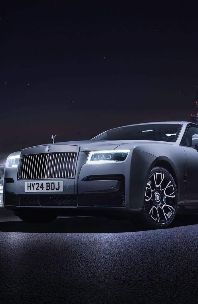 Rolls-Royce Black Badge Ghost London City Lights