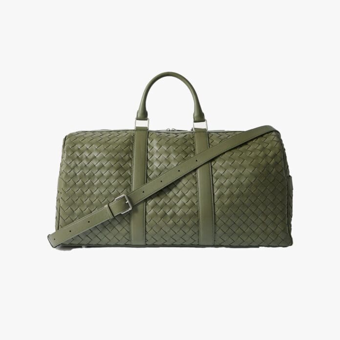 Bottega Veneta Intrecciato Leather Duffle Bag