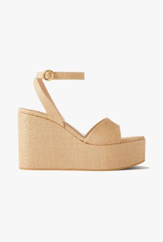 Gianvito Rossi 60 raffia wedges