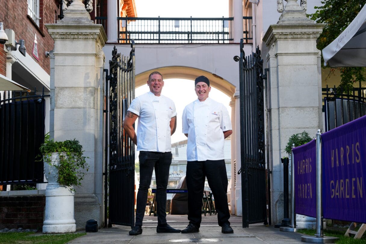 Chefs Karl Pearce and Dean Jaouadi: Lord's