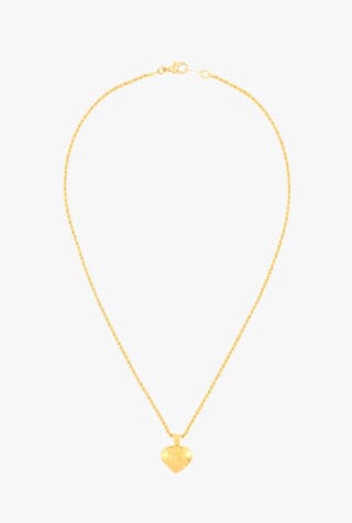 Susan Caplan 1990s Valentino heart pendant